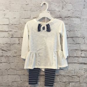 Toddler Girls Long Sleeve Pants Set 2T